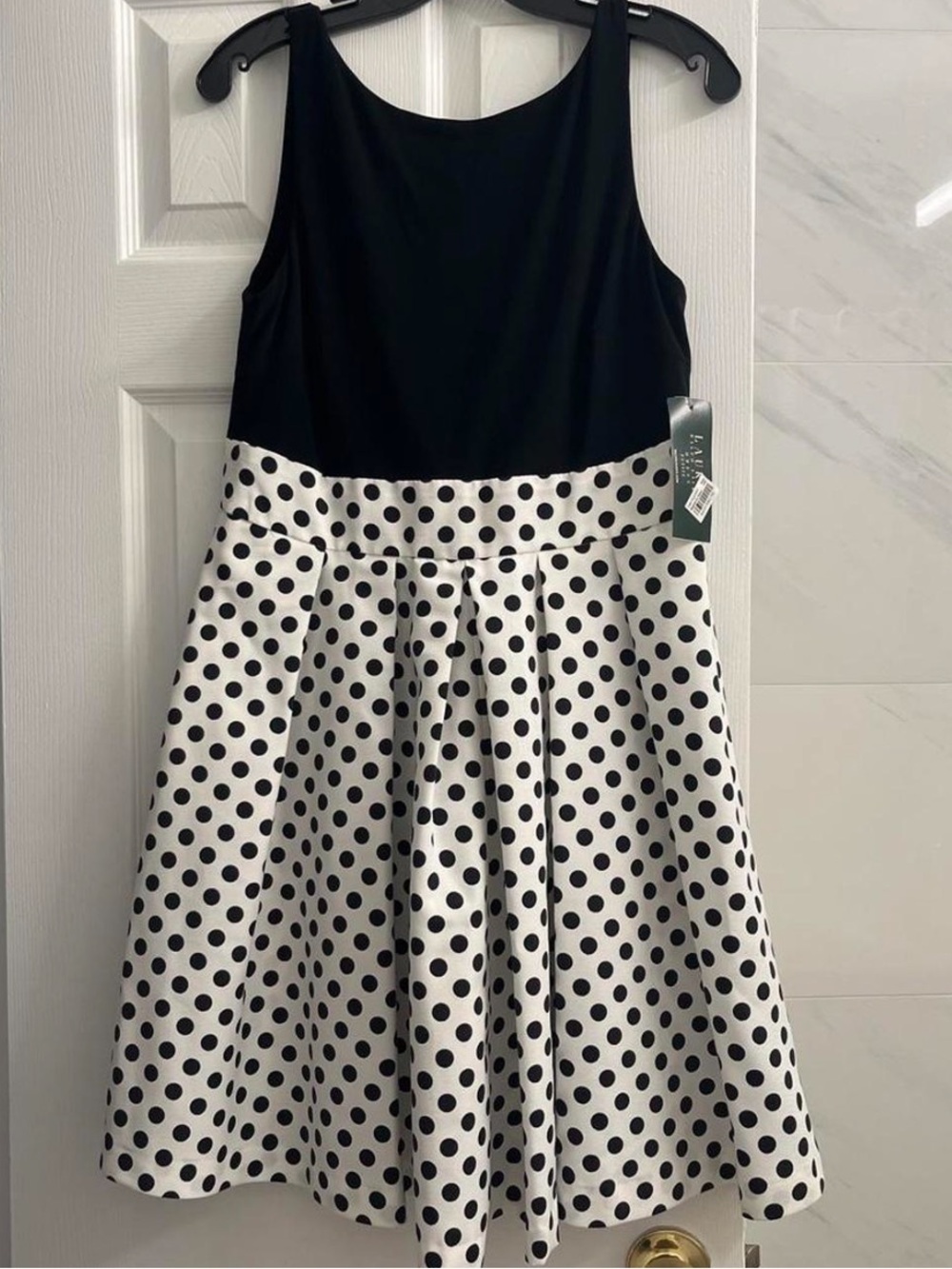 NEW Ralph Lauren polka dot dress